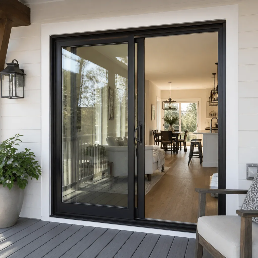 Sliding glass doors